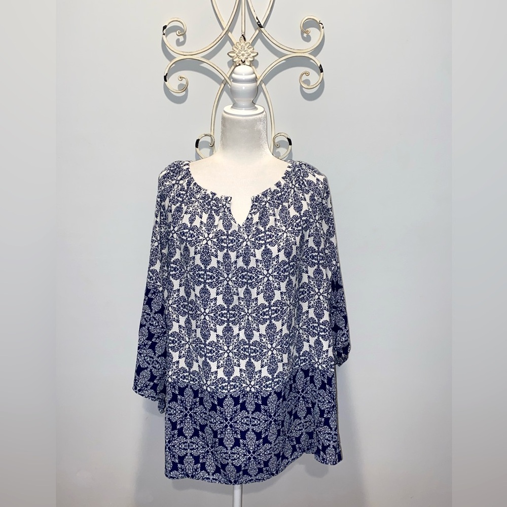 New Directions 3/4 Sleeve Top - Large